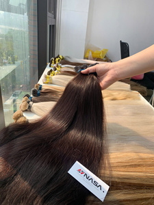 Extensiones de Cabello Humano Virgen Vietnamita de Alta Calidad, Super Double Drawn, Tipo I-Tip, Liso Natural, al por Mayor - Product Image 3