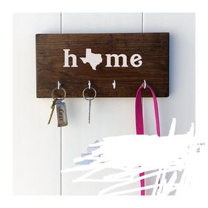 Llavero de pared de estilo hermoso para correo de entrada, estante para llaves con gancho de estante de Metal, llaves de casa, buzón, soporte para llavero de Metal de madera - Product Image 4