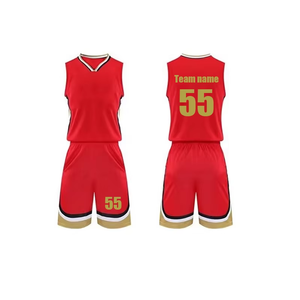 เสื้อบาสเก็ตบอลแบบซับลิเมชั่นคุณภาพสูง ชุดบาสเก็ตบอลสไตล์ใหม่ ชุดกีฬา - Product Image 2