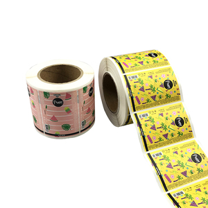 Không thấm nước tùy chỉnh biểu tượng CuộN sang trọng bao bì chai màu đen tự dính Vinyl giấy lọ chai bao bì nhãn dán - Product Image 1