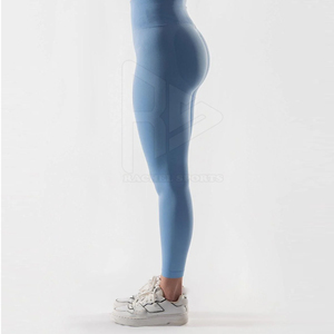 Gimnasio Fitness Push up Legging Entrenamiento Activewear Sin costuras Cintura media Patrón sólido Transpirable para mujeres - Product Image 3