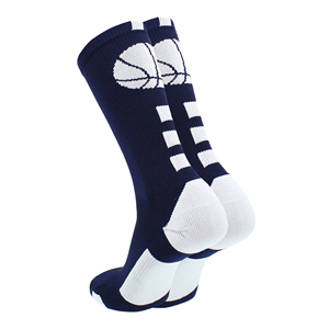 Chaussettes de sport Pilates Grip Basketball, chaussettes de compression épaisses à boucle, mi-longues, professionnelles, antidérapantes, chaussettes de sport pour la cheville - Product Image 6