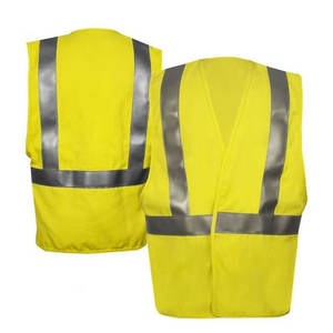 Gilet de sécurité d'ingénieur sur mesure en gros, 100% polyester, classe 1 ANSI, imperméable, réfléchissant, vêtements de travail, plusieurs poches, personnalisé - Product Image 1