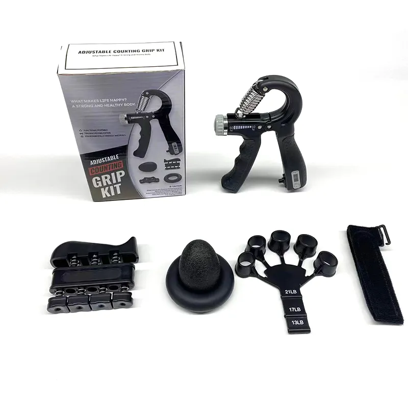 Skyhope Handgrijper Set Kracht Trainer Versterker Workout Kit 5 Packs Verstelbare Weerstand Handgreep Versteviger