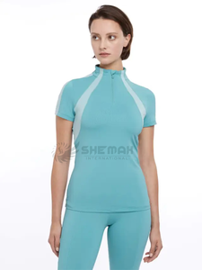 Diseño de cuello alto para mujer, Capas base para montar a caballo, ropa de montar de invierno con calidez aislante, silueta ajustada y transpirable - Product Image 4