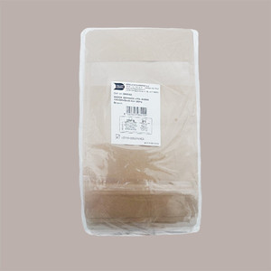 Classic Style Brown Kraft Paper Doypack Bag with Window for Food Products Like Cakes Sugar Noodles 2 X 50 Pieces 130x220+35+35mm - Product Image 4