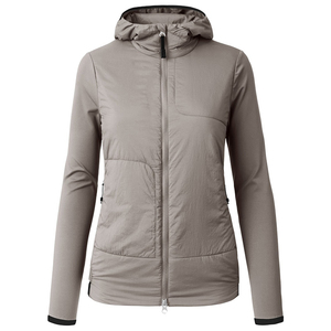 Veste hybride personnalisée à manches en tricot doublée de polaire de canard pour les femmes en plein air randonnée escalade OEM hydrofuge hiver femmes - Product Image 1