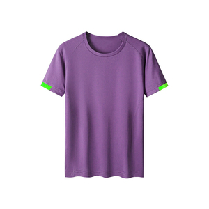 Camiseta de punto transpirable para hombre, novedad de 2022, venta al por mayor con logotipo personalizado, patrón sólido, estilo Formal - Product Image 3
