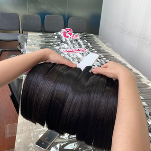 100% cheveux humains trame os droit SDD cheveux vierges donneur avec la meilleure qualité et prix de gros abordable - Product Image 1