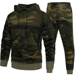 Conjunto deportivo informal para hombres emparejado con traje de 2 piezas de ropa de primavera y otoño para hombres de nueva tendencia - Product Image 5