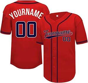 T-shirts de sport de haute qualité 100% polyester Impression par sublimation Maillot de baseball Hommes Femmes Uniformes de softball Ensembles élégants OEM - Product Image 3