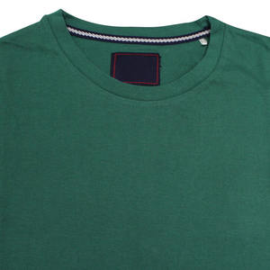 T-shirt uni à col rond pour homme en polyester/coton, toile lavée, respirant, impression personnalisée, logo graphique - Product Image 6