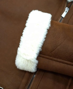 Shearling-Chaqueta de piel sintética para mujer, chaqueta de piel de oveja marrón, nuevo estilo, 2022 - Product Image 6