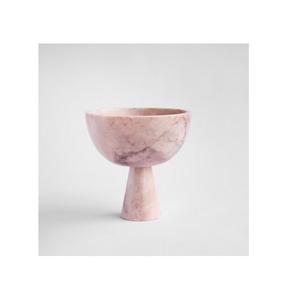 Single Piece Handmade <b>Baby</b> Pink Marble Serving <b>Bowl</b> Big Round Shape Eco-Friendly Customized Technique for Parties - Product Image 2