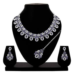 Conjunto de collar de estilo étnico ortodoxo de aleación de Colorstone para bodas, fiestas y aniversarios, regalo perfecto para mujeres - Product Image 1