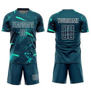 Migliori uniformi da calcio di tendenza <span class=keywords><strong>per</strong></span> <span class=keywords><strong>tutti</strong></span>, set da calcio Color gradiente completamente personalizzati, abbigliamento da calcio di produzione sfusa dal Pakistan - Product Image 4