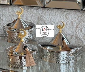 กล่องใส่ของตกแต่งโต๊ะอาหาร ขายดี สำหรับใส่ผลไม้อบแห้ง กล่องเก็บของ สำหรับใช้ในบ้าน งานแต่งงาน ร้านอาหาร โรงแรม ฉลองวันอีดและฮัจญ์ - Product Image 3