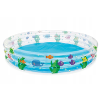 Piscine gonflable pour enfants Martom en PVC 183x33cm Légère 1,88kg pour les enfants de 3 ans Utilisation à domicile, en extérieur et à la plage