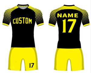 Número de nombre personalizado Puños acanalados Conjunto de fútbol Poliéster Paneles ventilados Costura reforzada Durabilidad Patrón sólido Invierno Alto - Product Image 3
