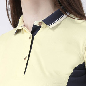 Patrón sólido informal para mujer superventas para camisetas de polo Logotipo personalizado impreso y función comprimida transpirable - Product Image 5