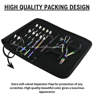 ชุดเครื่องมือต่อผมคีมหนีบกรรไกรและตะขอสำหรับดึงผม - Product Image 6