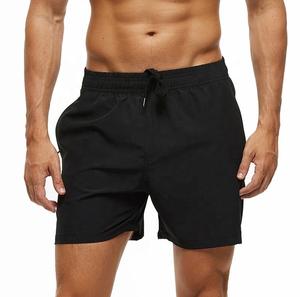 Ropa de entrenamiento Deportes Cordón OEM Poliéster Pantalones cortos Gimnasio Activewear Pantalones cortos para hombres Pantalones cortos para correr de secado rápido - Product Image 2