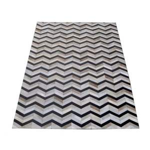 Tapis classiques en cuir de vachette pleine fleur 2026, très demandés, avec coutures machine de haute qualité, esthétique intemporelle, tapis et ensembles de tapis. - Product Image 2