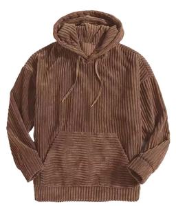 เสื้อมีฮู้ดแบบสวมหัวสำหรับผู้ชายผ้าฟลีซเนื้อนุ่มอบอุ่นปกติใส่ในฤดูหนาวผ้าคอตตอนผสมพิมพ์โลโก้ได้ตามต้องการ - Product Image 4