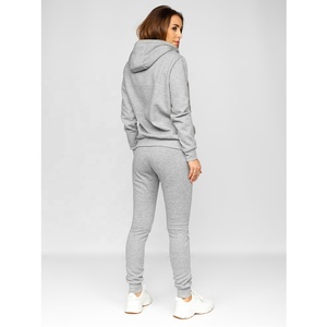 Chándales deportivos de algodón de invierno personalizados Unisex estilo de logotipo antientrenamiento OEM ropa deportiva de talla grande personalizada para mujeres - Product Image 3