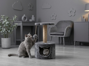 Grey Evening Cloud Shelter <b>for</b> Your Royal <b>Cat</b> - Product Image 4
