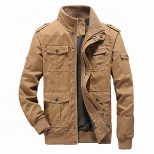 Veste coupe-vent décontractée de couleur unie d'automne et d'hiver pour hommes 2025 - Product Image 4