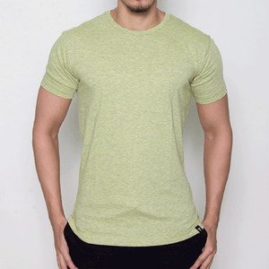 Logo personnalisé épaule homme T-shirt coton polyester 180gsm 200gsm confortable respirant col O plaine T-shirt en gros - Product Image 4