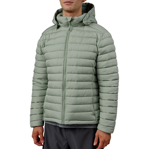 Veste d'hiver matelassée pour homme de qualité supérieure avec fermeture éclair à capuche Vêtement de rue décontracté pour homme - Product Image 6