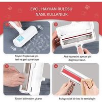 Mucit Home Gants et rouleaux en plastique portables pour l'épilation des oiseaux, des chats et des chiens avec réservoir