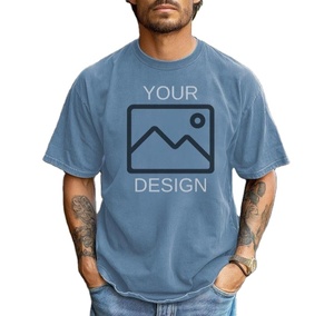 Hot Selling Men Vintage Distressed <b>Pickling</b> Anime T-Shirt 100% Cotton Low MOQ Screen Printed Men's Oversized T-Shirt - Product Image 3