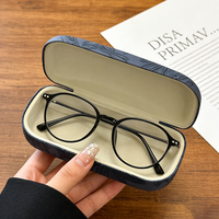 Étui à lunettes rigide personnalisé avec logo, motif floral en relief, antichoc, pour lunettes de soleil et de vue unisexe – Vente en gros