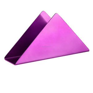 ที่ใส่กระดาษทิชชูแบบสามเหลี่ยม,ที่ใส่กระดาษทิชชูแบบทันสมัยสีเงินสเตนเลส - Product Image 5