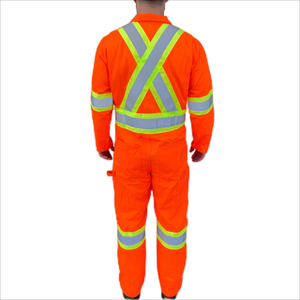 Combinaisons de travail réfléchissantes sur mesure en gros, vêtements de travail haute visibilité, combinaison haute visibilité avec matériaux de qualité supérieure, logo personnalisé, taille - Product Image 4