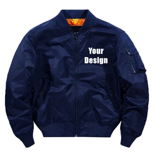 Veste à sublimation personnalisée en gros blouson coupe-vent bombardier manteau pour temps humide grande taille vestes et manteaux pour hommes survêtement - Product Image 6
