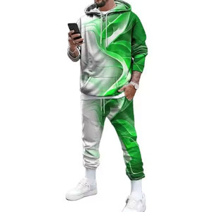 Chándal de hombre estampado personalizado de bajo precio a la venta en stock estilo casual de hombre estampado personalizado en stock chándales para hombre - Product Image 3