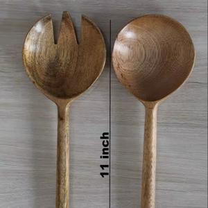 Cuchara Espátula de Madera Desechable de Lujo Rústico, Utensilios de Cocina Ecológicos, Ligeros, Reciclables, Aptos para Lavavajillas y Horno, para Fiestas y Cocina - Product Image 1