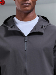 Conjunto Deportivo Personalizado de Moda Urbana, Chaqueta Cortavientos Unisex, Conjunto de 2 Piezas, Traje Deportivo para Gimnasio y Fitness, Conjuntos de Chaqueta Cortavientos de Nailon - Product Image 3