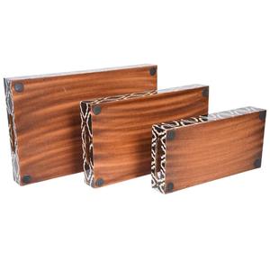 Bandeja de Servicio de Diseño con Recubrimiento de Esmalte de Madera MDF, Bandeja de Mesa de Alta Calidad para Hoteles y Restaurantes - Product Image 1