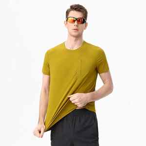 Camiseta de fitness holgada para hombre, último diseño, transpirable, 100% algodón, manga corta, - Product Image 5