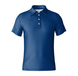 Hombres Premium Golf Polo Poliéster Spandex Control de humedad Golf Club Uniforme OEM - Product Image 3