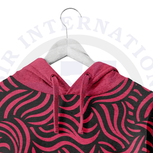 เสื้อมีฮู้ดผ้าคอตตอนรุ่นเฮฟวีเวตสำหรับผู้ชายเสื้อแนวสตรีทเสื้อสเวตเชิ้ตมีฮู้ดแบบสวมหัวเปิดไหล่ตกลายพิมพ์ดิจิตอล - Product Image 6