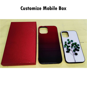 Boîte-cadeau en papier élégante sophistiquée de luxe haut de gamme revêtement UV en relief emballage de qualité supérieure pour appareils mobiles - Product Image 3