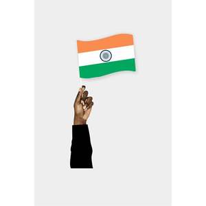 Drapeau indien portable pour usage éducatif - Product Image 1