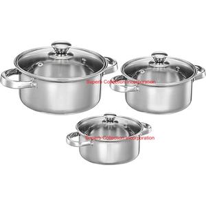 Juego de utensilios de Cocina de Inducción de acero inoxidable de calidad superior con tapas diseñadas para una distribución de calor superior a un precio asequible - Product Image 4