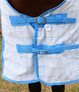 Manta para Caballo de Algodón Ripstop Transpirable de Primera Calidad con Manta para el Cuello Desmontable, Juego Completo de Mantas Combinadas para Caballo, Manta para Caballo de Algodón Transpirable de Primera Calidad - Product Image 5